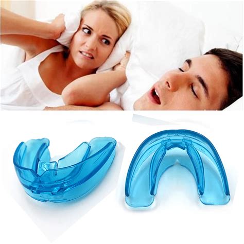 Anti Snore Stop Snoring Mouthpiece Apnea Guard Bruxism Night Teeth Grinding Tray Sleeping Aid ...