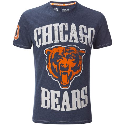 NFL Men's Chicago Bears Logo T-Shirt - Navy Clothing | Zavvi