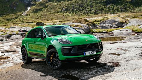 2022 Porsche Macan GTS with Sport package (Color: Python Green) - Front ...