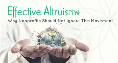 Effective Altruism: Why Nonprofits Should Not Ignore This Movement | Epstein Creative Group ...