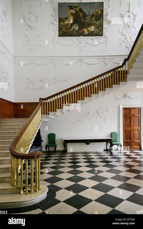 Ireland, County Kildare, Celbridge, Castletown House, The Staircase Hall Stock Photo - Alamy