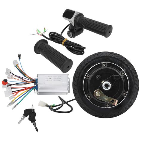 Buy Electric Scooter Hub Motor Kit, 48V 350W Wheel E-Bike Motor ...