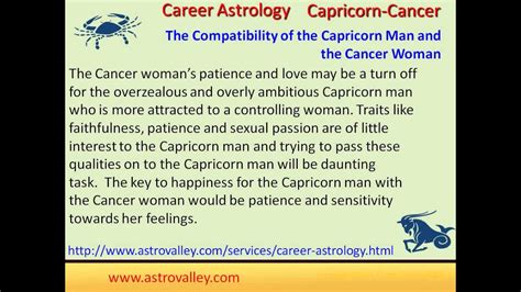 Capricorn and cancer Love Marriage - YouTube