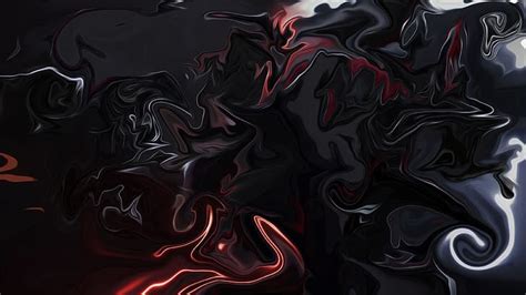 HD wallpaper: abstract, fluid, liquid, shapes, dark, colorful, digital ...