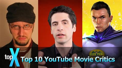 Top 10 YouTube Movie Critics - TopX Ep. 1 - YouTube