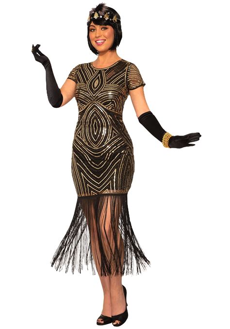 Women's Art Deco Flapper Dress Costume