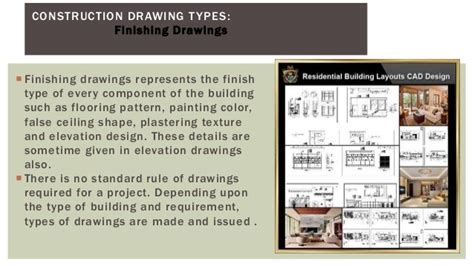 Construction Drawing Types - Learn