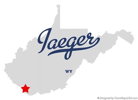 Map of Iaeger, WV, West Virginia