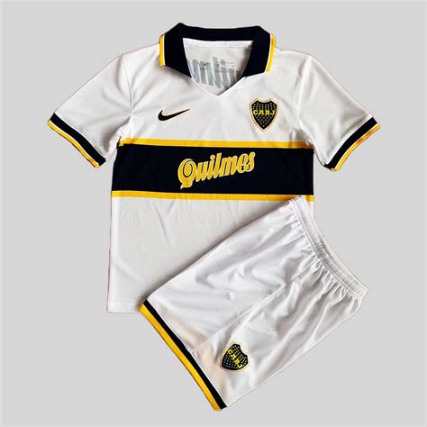 Boca Juniors 1996/1997 Away Retro Jersey and Short Kit - Soccer Jerseys ...