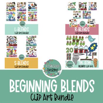 Beginning Blends Clip Art Bundle by A Few Good Designs by Shannon Few