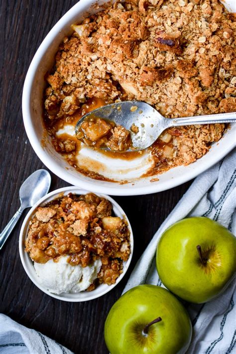 Quaker Oats Apple Crisp Recipe with Old Fashioned Oats - Keat's Eats