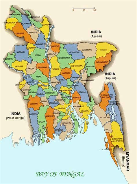 Maps of Bangladesh | Detailed map of Bangladesh in English | Tourist ...