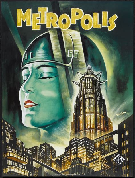 For a 1927 film, Metropolis had some rather remarkable movie posters | Metropolis poster, Movie ...