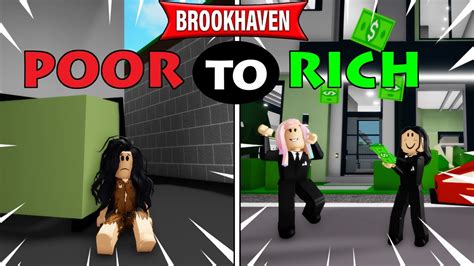 Going from Poor to Rich on Brookhaven! | Roblox Roleplay - Game videos