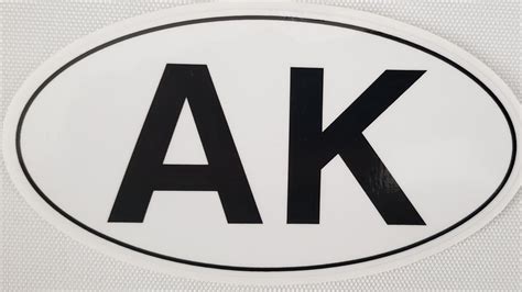 AK Oval - Sticker – Alaska Spiritwear, LLC - FishAK