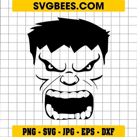 Marvel Character Hulk Hogan SVG, Mockup and PNG - SVGbees