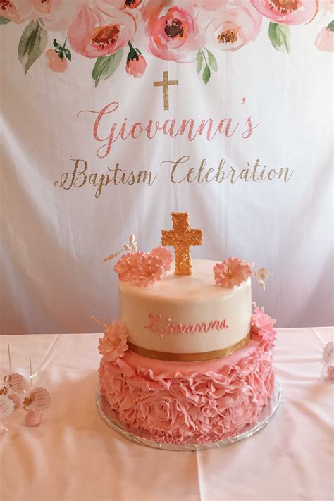 Girl Baptism Table Banner | Baptism girl, Baptism, Baptism decorations