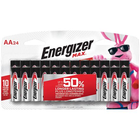 Energizer MAX AA Batteries (24 Pack), Double A Alkaline Batteries ...