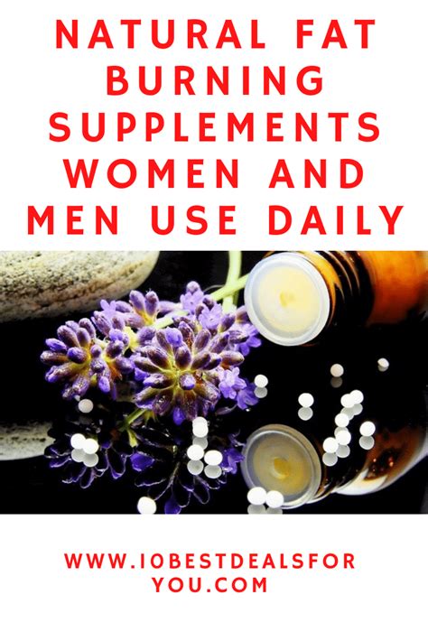 Natural Fat Burning Supplements Women And Men Use Daily | Best Online ...