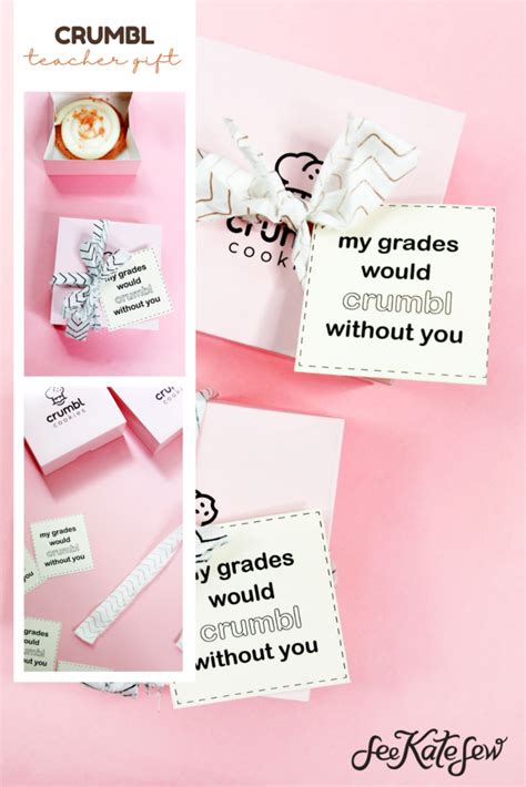 crumbl cookie teacher gift printable | Teacher gifts, Teacher gift printables, Printable gift