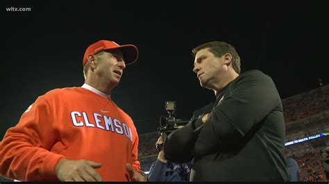 Dabo Swinney says he feels for Will Muschamp, his family | wltx.com