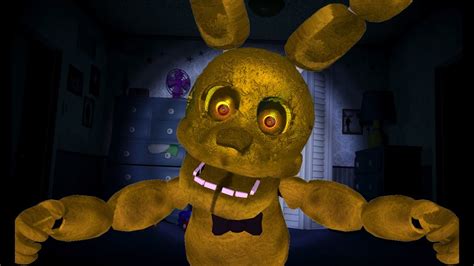 Spring bonnie jumpscare?! (FNAF 4) - YouTube