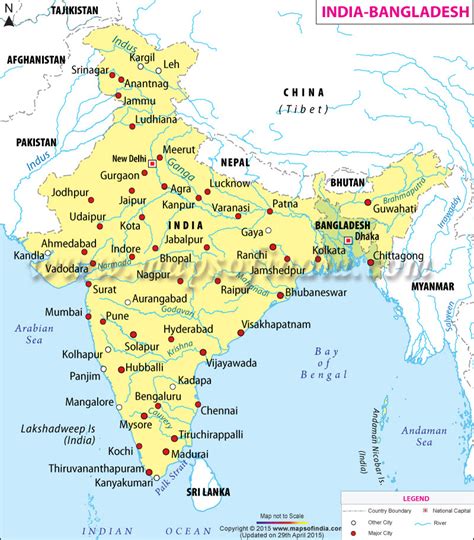 Map Of India And Bangladesh ~ ASYAGRAPHICS