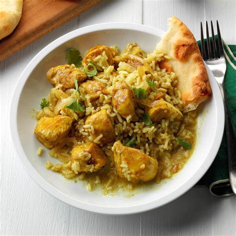 One-Pan Chicken Rice Curry Recipe | Taste of Home