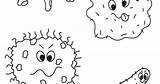 Germ Pages Coloring sketch template