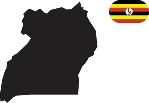 map and flag of Uganda 11174991 Vector Art at Vecteezy