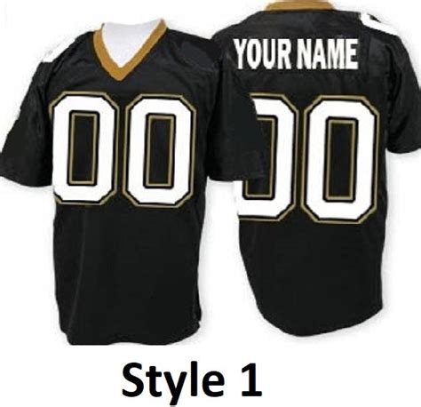 New Orleans Saints Style Customizable Football Jersey – Best Sports Jerseys