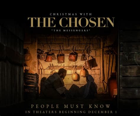 New Movie | "Christmas with The Chosen - The Messengers" — Nighttime ...