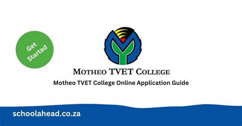 Motheo TVET College Online Application Guide - SchoolAhead