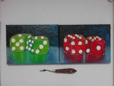 Painting Dice at PaintingValley.com | Explore collection of Painting Dice