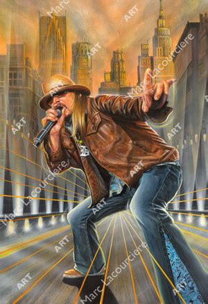 Kid Rock Artwork | American Bad Ass | Music Fine Art | Marc Lacourciere