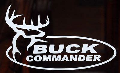 8" Buck Commander Vinyl Decal Window Sticker | eBay | Vinyl decals, Vinyl decal stickers ...