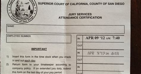 Craig's Missives on Life: San Diego County Superior Court Jury Duty Summons