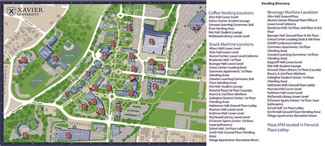 Xavier University Campus Map