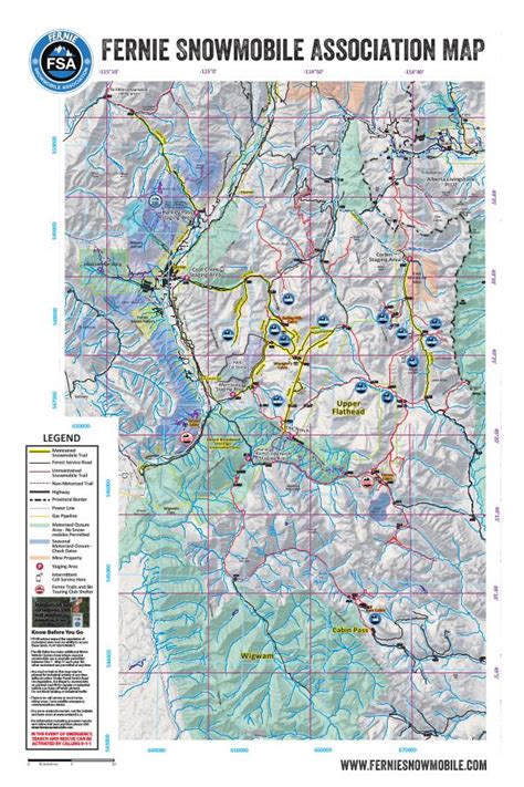 Fernie, BC Trail Maps