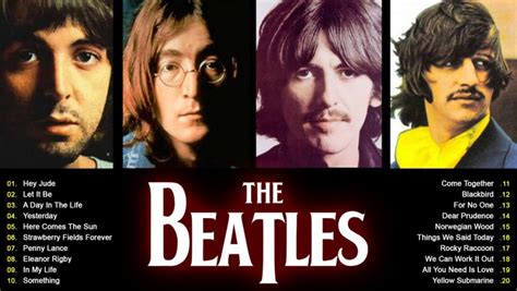 The Beatles Best Classic Rock Songs Of The 70s 80s 90s!The Beatles ...