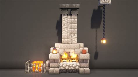 Minecraft Fireplace