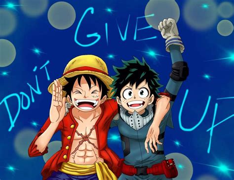 SpeedPaint: Deku Midoriya and Monkey D luffy | One Piece Amino