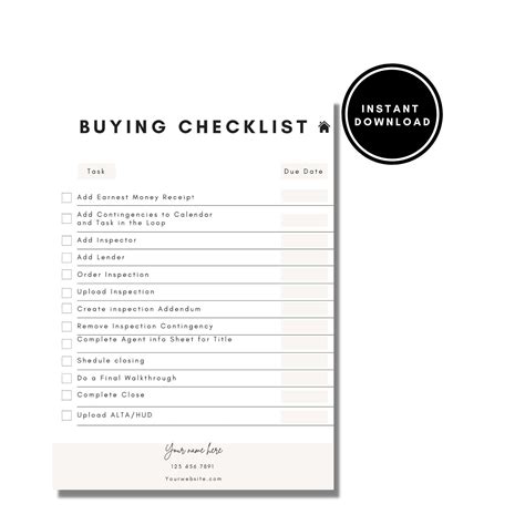 Buyer Agent Checklist Real Estate Agent Checklist Buyer - Etsy in 2022 ...