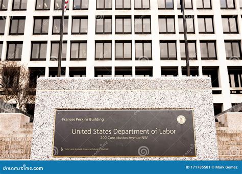 U.S. Department of Labor Building Editorial Photo - Image of labor, historic: 171785581