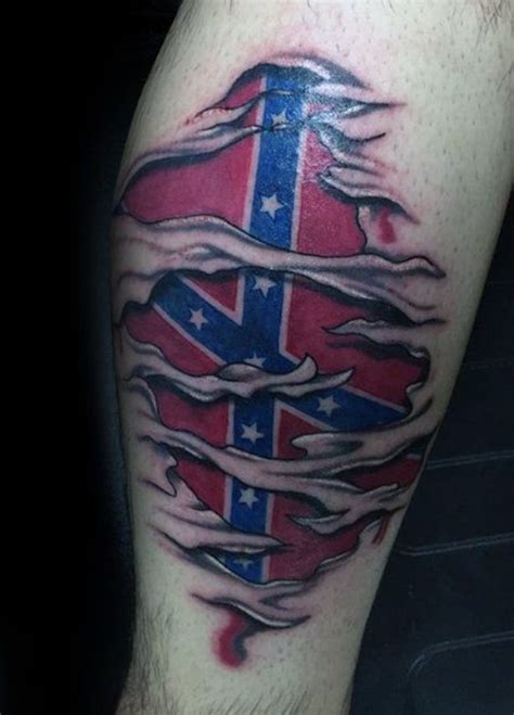 125+ Rebel Flag Tattoo with Amazing Design Ideas - Wild Tattoo Art