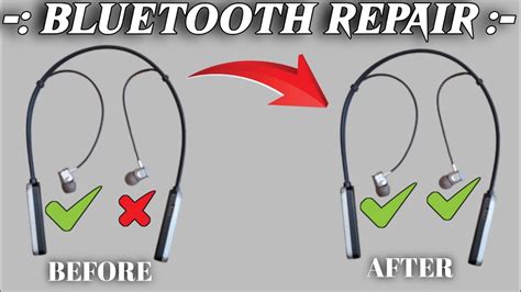 How to fix broken headphones one side | Bluetooth headphones repair - YouTube