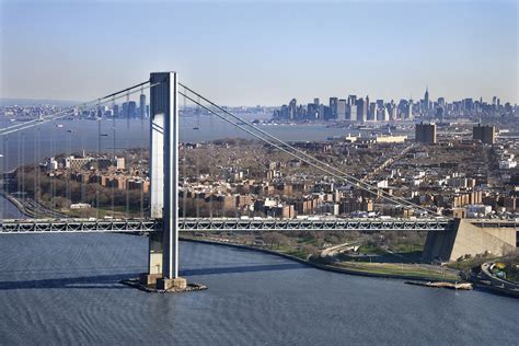 Verrazzano Narrows Bridge In New York City