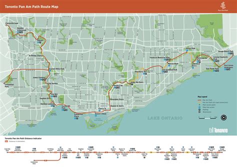 Toronto Pan Am Path MAP – Bromptoning