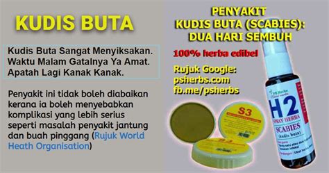 Penyakit kudis buta (scabies) sangat gatal, terutama malam • PS Herbs