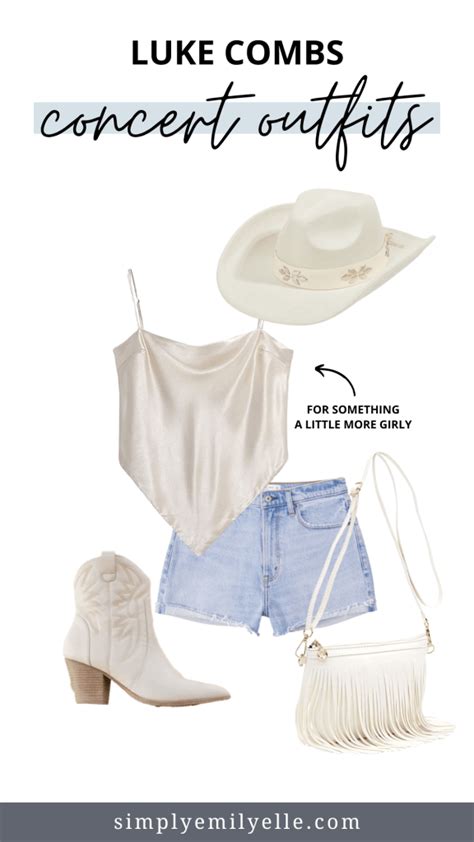 Luke Combs concert outfit idea | Country concert outfit, Country music concert outfit, Summer ...